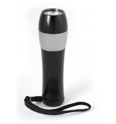 Ліхтарик ТМ "Бергамо",колір:чорний/сріблястий,розмір:113 х30 х 20 мм