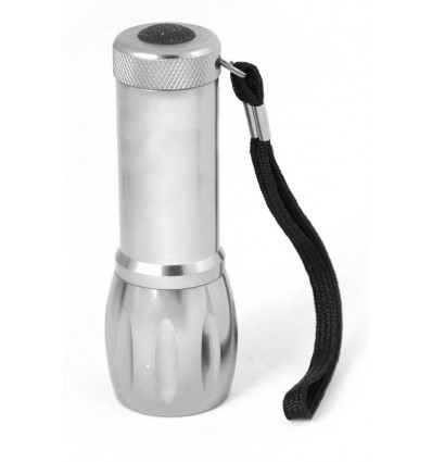 Ліхтарик ТМ "Бергамо",колір:сріблястий,розмір:99 х 30 х 20 мм