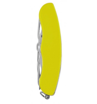 Складной нож,цвет:желтый,размер:9 см