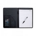 Папка з блокнотом і калькулятором,колір:чорний,розмір: