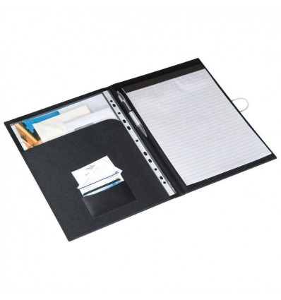 Сучасна папка для конференцій формату А4,колір:чорний,розмір:32,5 x 23,5 x 1,5 см