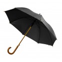 Зонт-трость полуавтомат ТМ "Бергамо",цвет:черный,размер:O 108 см