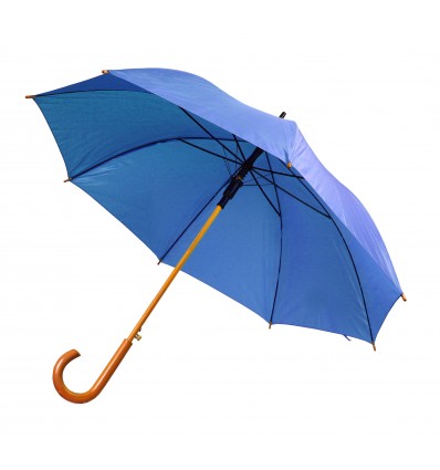 Зонт-трость полуавтомат ТМ "Бергамо",цвет:ярко-синий,размер:O 108 см