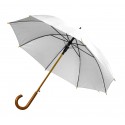 Зонт-трость полуавтомат ТМ "Бергамо",цвет:белый,размер:O 108 см
