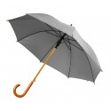 Зонт-трость полуавтомат ТМ "Бергамо",цвет:серый,размер:O 108 см