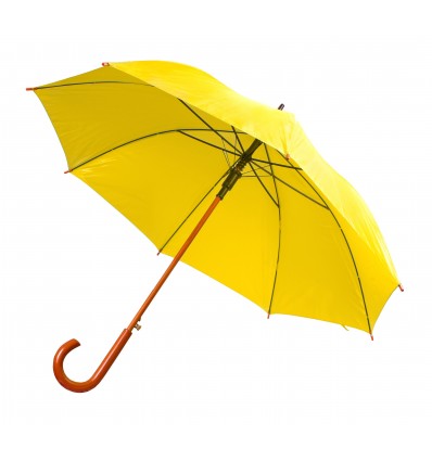 Зонт-трость полуавтомат ТМ "Бергамо",цвет:желтый,размер:O 108 см