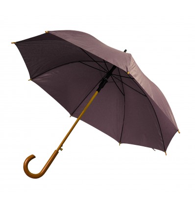 Зонт-трость полуавтомат ТМ "Бергамо",цвет:коричневый,размер:O 108 см