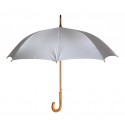 Зонт-трость полуавтомат ТМ "Бергамо",цвет:серебристый,размер:O 108 см