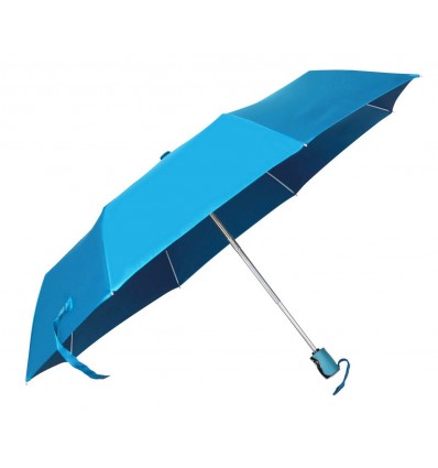 Зонт складной автоматический ТМ "Бергамо",цвет:голубой,размер:O 108 см