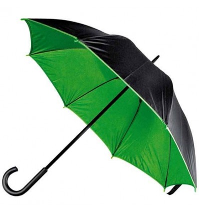 Парасолька-тростина, двоколірний,колір:чорний/зелений,розмір:o 110 см