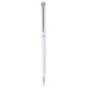 Ручка металлическая ТМ "Bergamo",цвет:белый,размер:стандарт