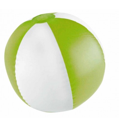 Двуцветный пляжный мяч “Key West”,цвет:зеленый,размер:Panel 40 см