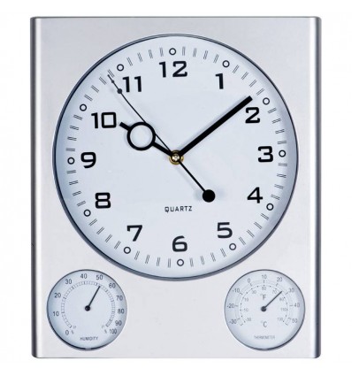 Пластиковые настенные часы "Den Haag",цвет:серый,размер:27,5 x 32 x 2,5 cm