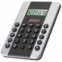 Калькулятор з пластмаси,колір:чорний,розмір:7,2 x 12 x 1 см