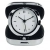 Элегантные настольные часы,цвет:серый,размер:6,5 x 6,3 x 2,3 см