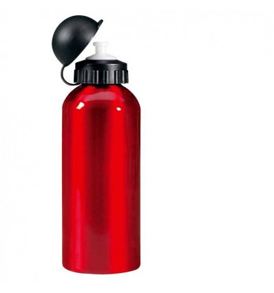 Бутылка для воды для спортсменов,цвет:красный,размер:21 x o 7 см