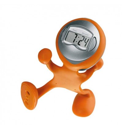 Оригинальные электронные часы,цвет:оранжевый,размер:7 x 10 x 4 см