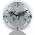 Настільний годинник,колір:сірий,розмір:19,5 x 5 x 21 см