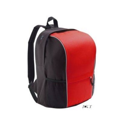 Рюкзак з поліестеру 600d - світловідбиваючі окантовка SOL'S JUMP,колір:червоний,розмір:41 см х 31 см х 24 с