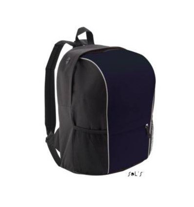 Рюкзак з поліестеру 600d - світловідбиваючі окантовка SOL'S JUMP,колір:кобальт,розмір:41 см х 31 см х 24 с