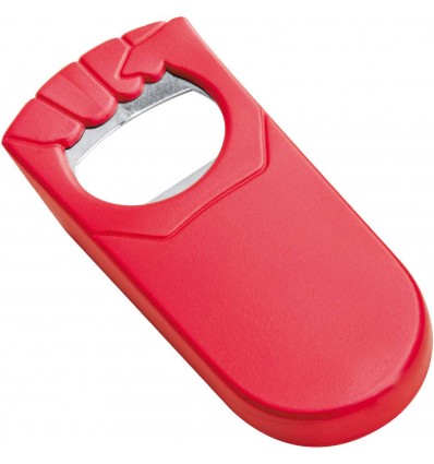 Відкривачка для пляшок "Luton",колір:червоний,розмір:9,5 x 4,5 x 1,2 cm