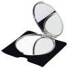 подвійне дзеркало,колір:сірий,розмір:o 6,2 x 0,7 см