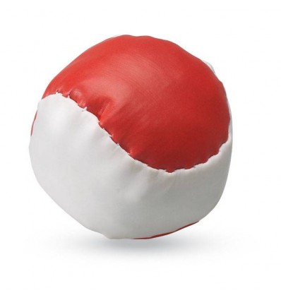 Антістрес м'яч,колір:білий/червоний,розмір: