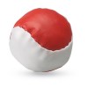 Антистрес мяч,цвет:белый/красный,размер: