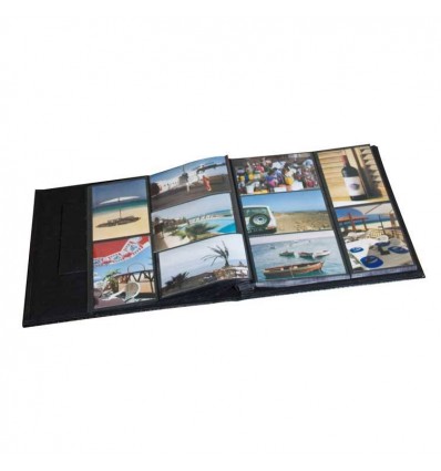 Элегантный фотоальбом на 300 фотографий формата 10 х 15 см,цвет:черный,размер:34,2 x 32 x 4 см