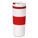 Термокружка вакуумная ТМ "Бергамо",цвет:красный,размер: