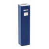 Power bank (Зовнішній акумулятор 2600 мАч),колір:синій,розмір:9,5х2,2х2,2 см