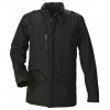 Модная удлиненная и утепленная мужская куртка,цвет:черный,размер:L