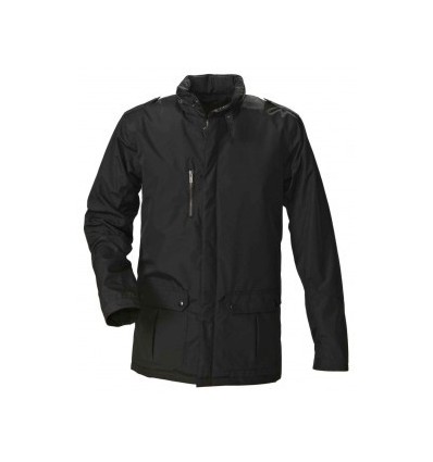Модна подовжена і утеплена чоловіча куртка,колір:чорний,розмір:L