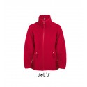 Дитяча куртка з флісу на блискавки SOL'S NORTH KIDS,колір:червоний,розмір:06Y