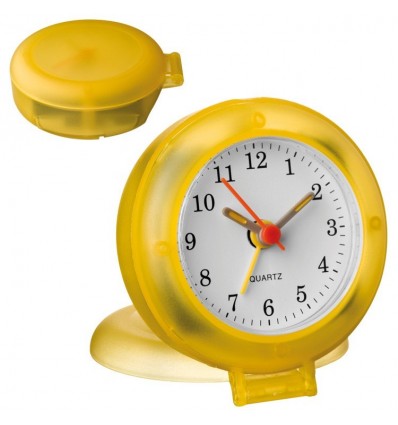 Настінний годинник,колір:жовтий,розмір:ø 7,8