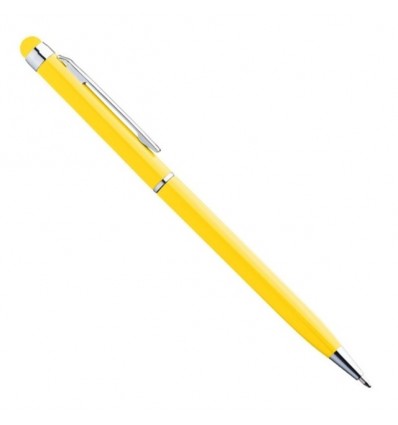 Ручка-стилус металева ТМ "Bergamo",колір:жовтий,розмір: