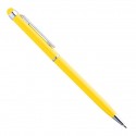 Ручка-стилус металлическая ТМ "Bergamo",цвет:желтый,размер: