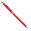 Ручка-стилус металева ТМ "Bergamo",колір:червоний,розмір: