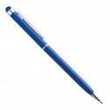 Ручка-стилус металлическая ТМ "Bergamo",цвет:синий,размер: