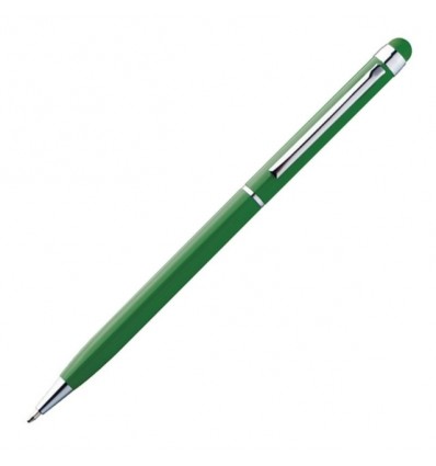 Ручка-стилус металева ТМ "Bergamo",колір:зелений,розмір:
