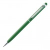 Ручка-стилус металлическая ТМ "Bergamo",цвет:зеленый,размер: