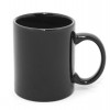 Чашка керамическая,цвет:черный,размер:340 мл