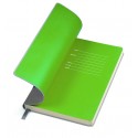 Бизнес-блокнот "Funky",цвет:серый/зеленый,размер:130 ? 210 мм
