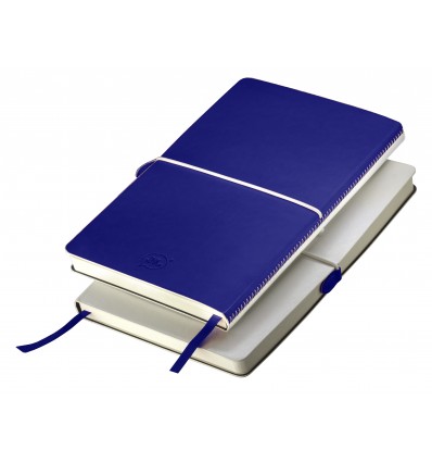 Бізнес-блокнот А5 "Franky",колір:білий/синій,розмір:130 × 210 мм
