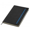 Бизнес-блокнот А5 "Elegance",цвет:графит/синий,размер:148 х210 мм