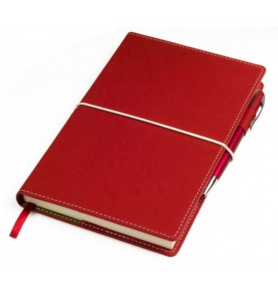 Бізнес-блокнот "BUSINESS",колір:червоний,розмір:130 × 210 мм