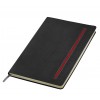 Бізнес-блокнот А5 "Elegance",колір:графіт/червоний,розмір:148 х210 мм