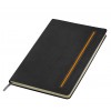 Бізнес-блокнот А5 "Elegance",колір:графіт/помаранчевий,розмір:148 х210 мм