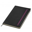 Бизнес-блокнот А5 "Elegance",цвет:графит/розовый,размер:148 х210 мм