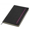 Бизнес-блокнот А5 "Elegance",цвет:графит/розовый,размер:148 х210 мм
